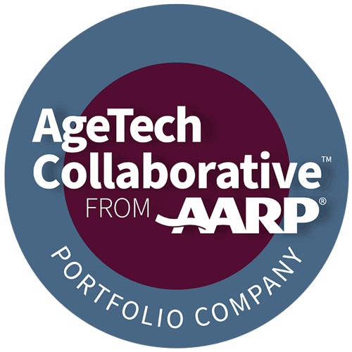 Agetech Collaborative Portfolio Company Badge from AARP