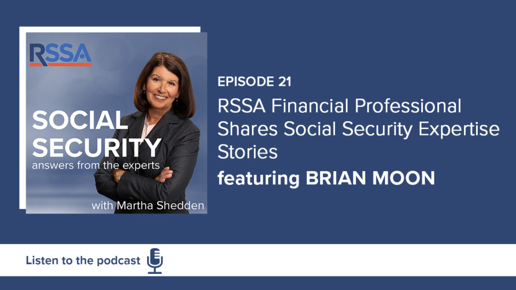 RSSA Financial Professional Shares Social Security Expertise Stories