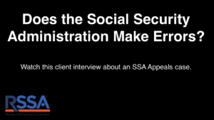 Does the Social Security Administration make errors?
