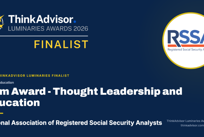 NARSSA Named Finalist in 2026 ThinkAdvisor Luminaries Awards